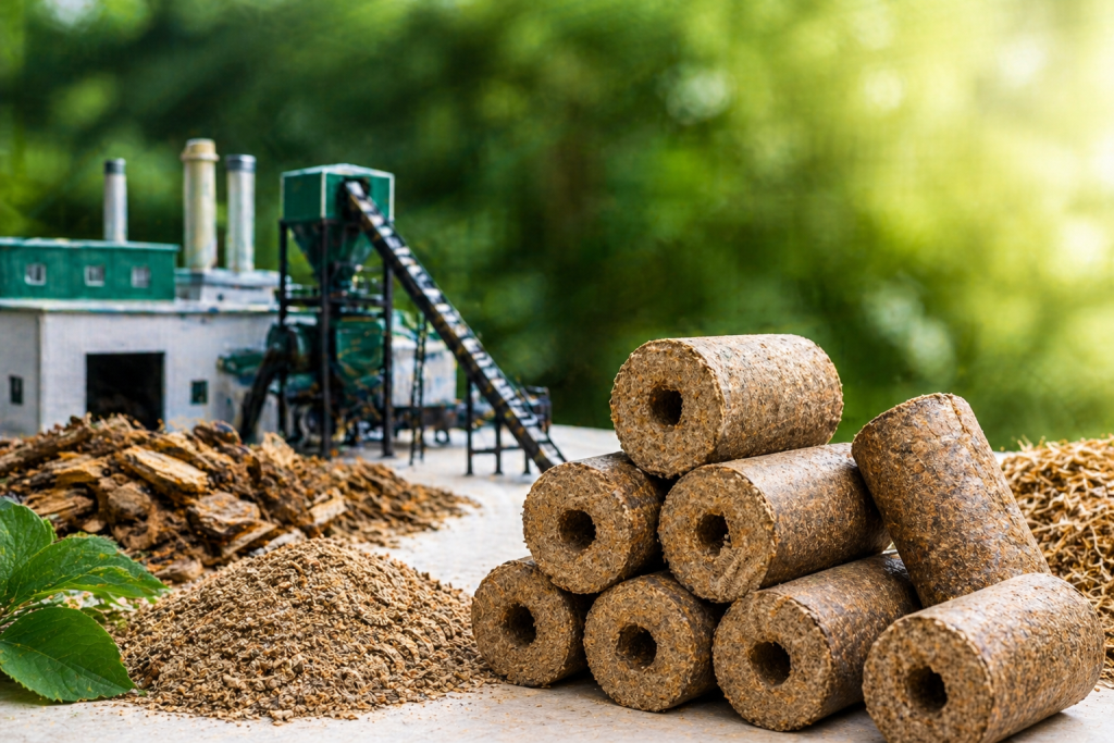 briquetting press machine investment