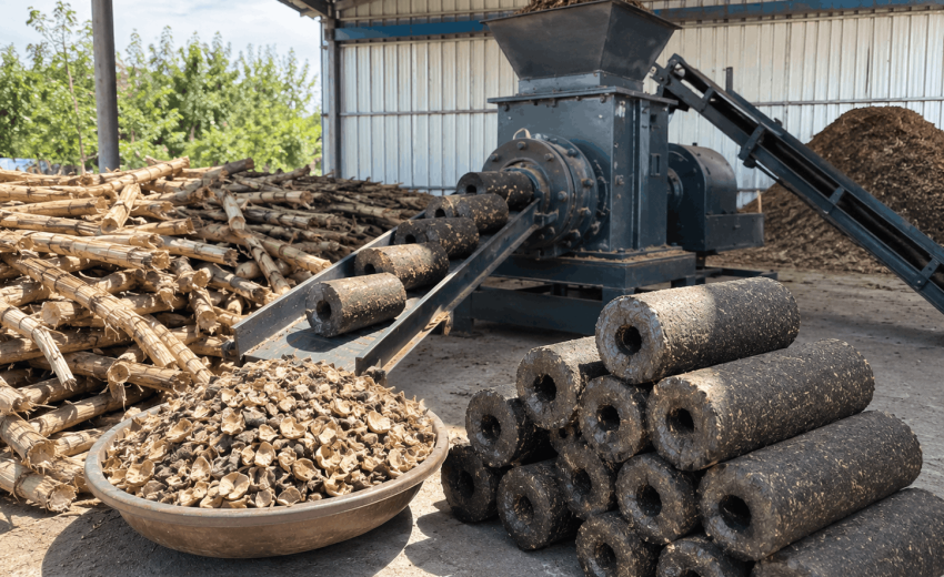 Profiting from Crop Waste: Turning Cotton Stalks and Groundnut Shells into White Coal